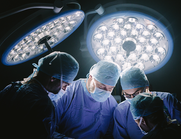 Surgeons in the operating room